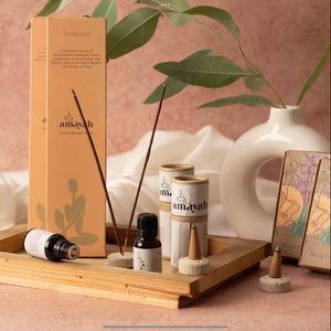 Organic incense stick holder