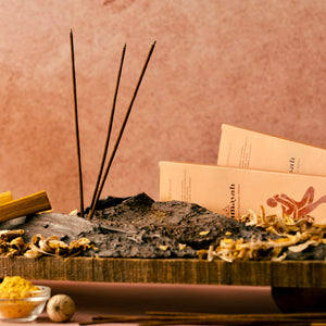 Natural sandalwood incense sticks