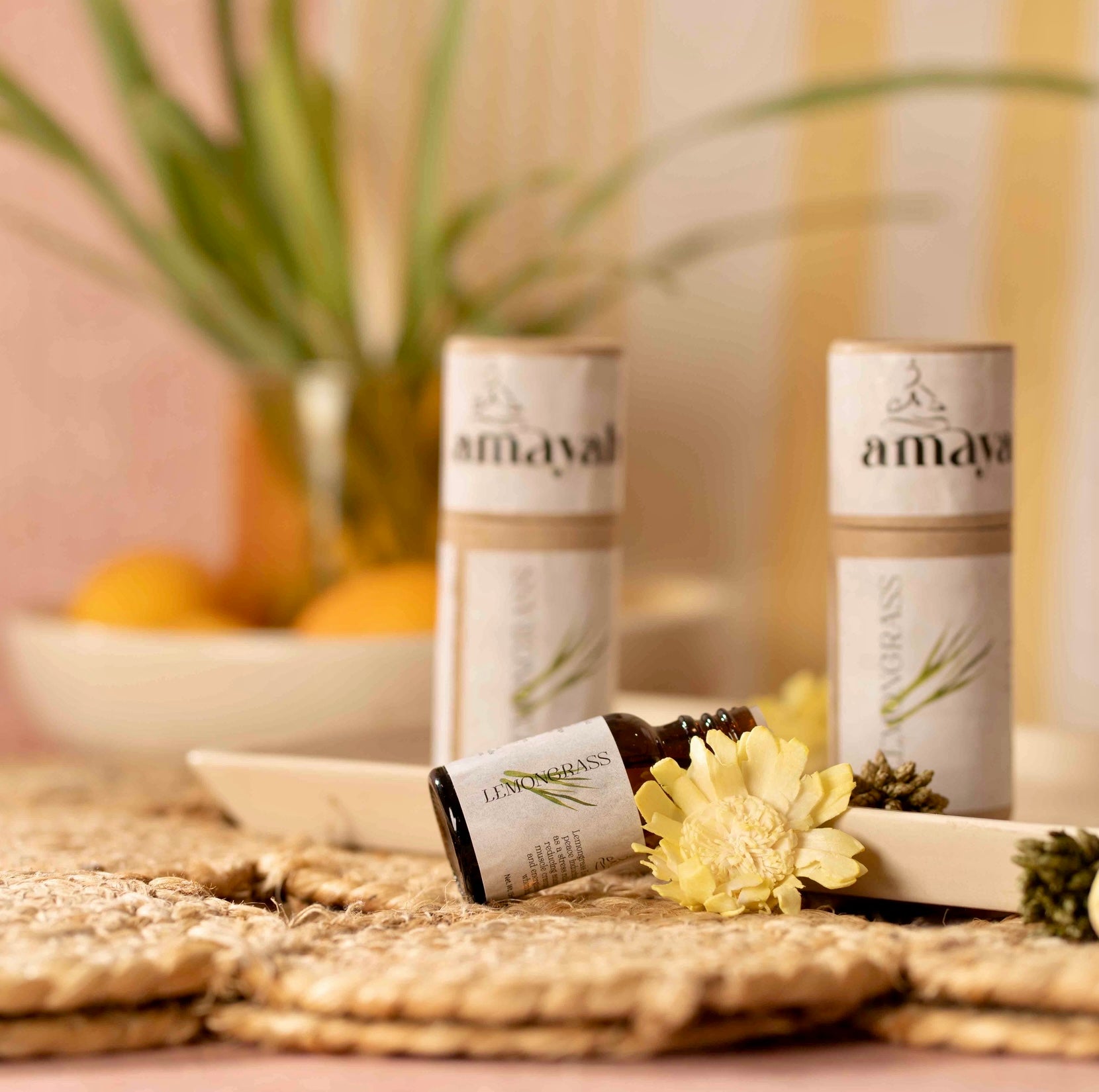 Amayah Lemongrass Essential Oil | Detoxifying & Energising