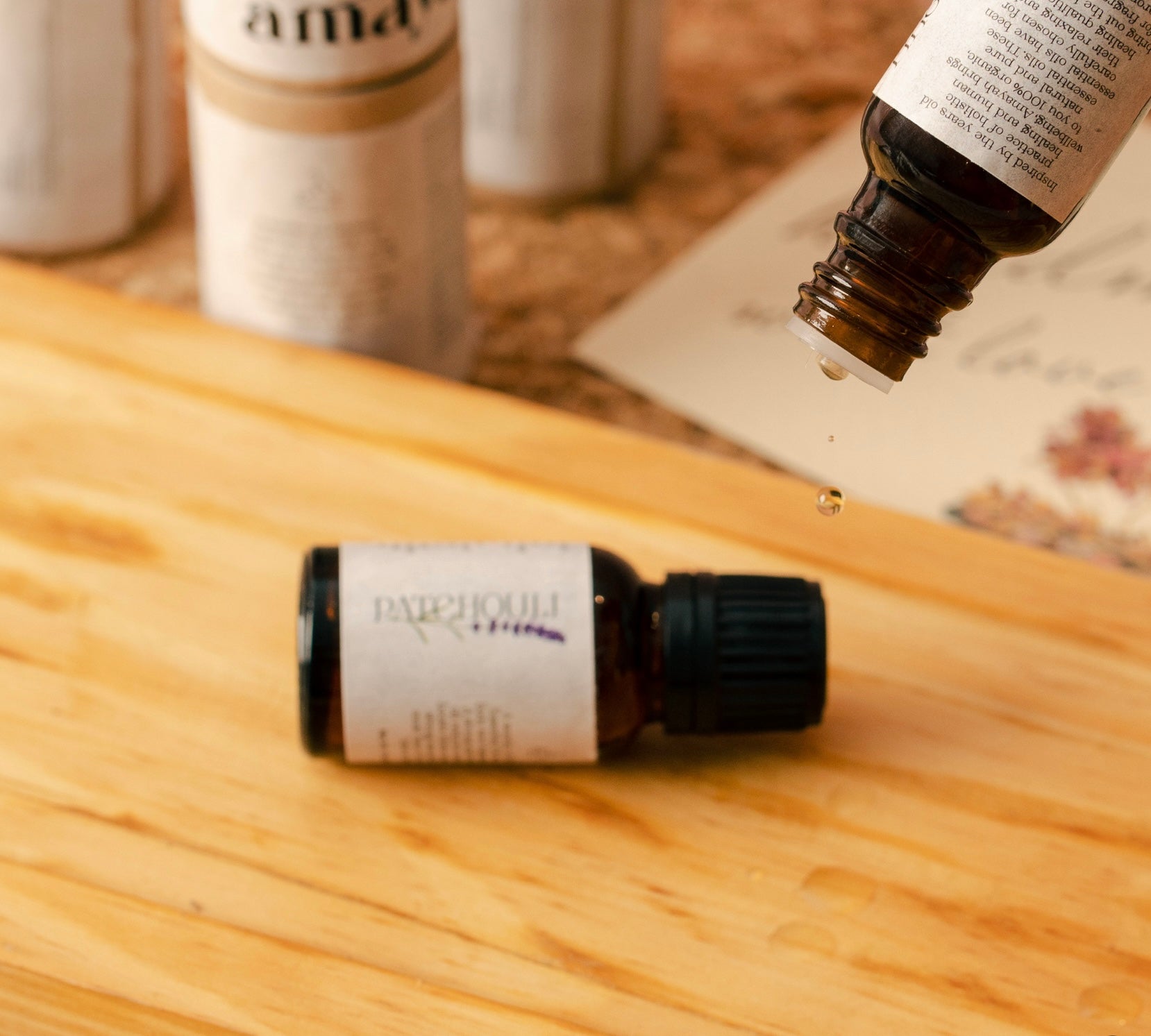 Amayah Patchouli Essential Oil | Glowing Skin & Calm Emotions