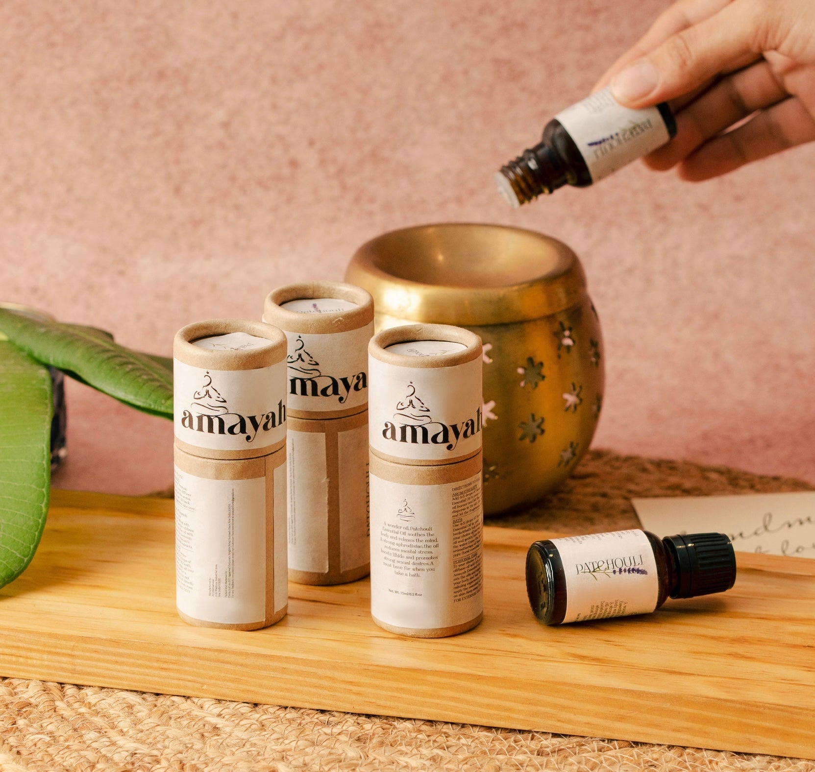 Amayah Patchouli Essential Oil | Glowing Skin & Calm Emotions