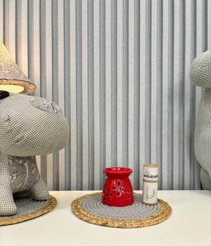 Ceramic essential oil diffuser red