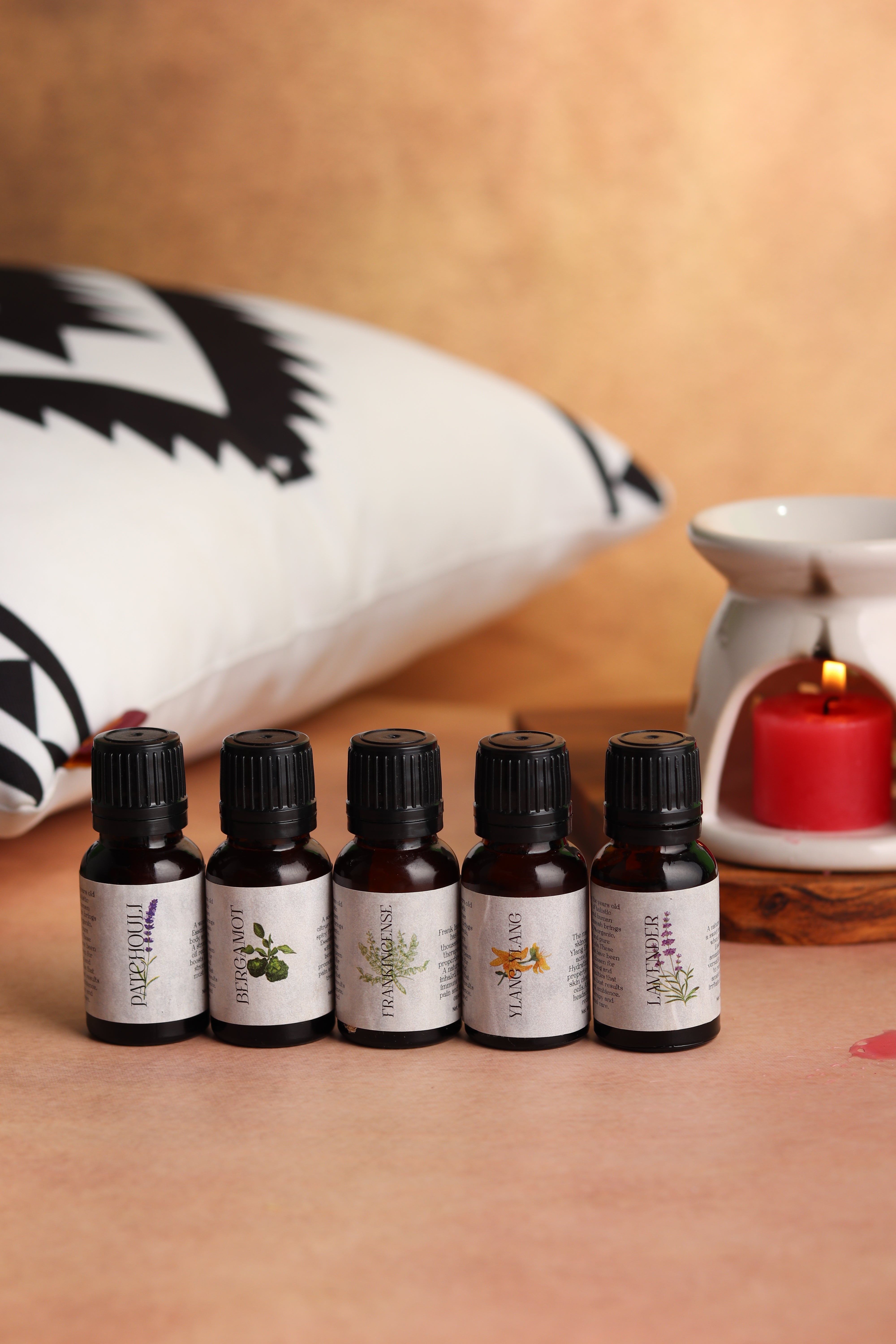 Amayah Calm & Collected Essential Oils Combo | Stress Relief & Meditation