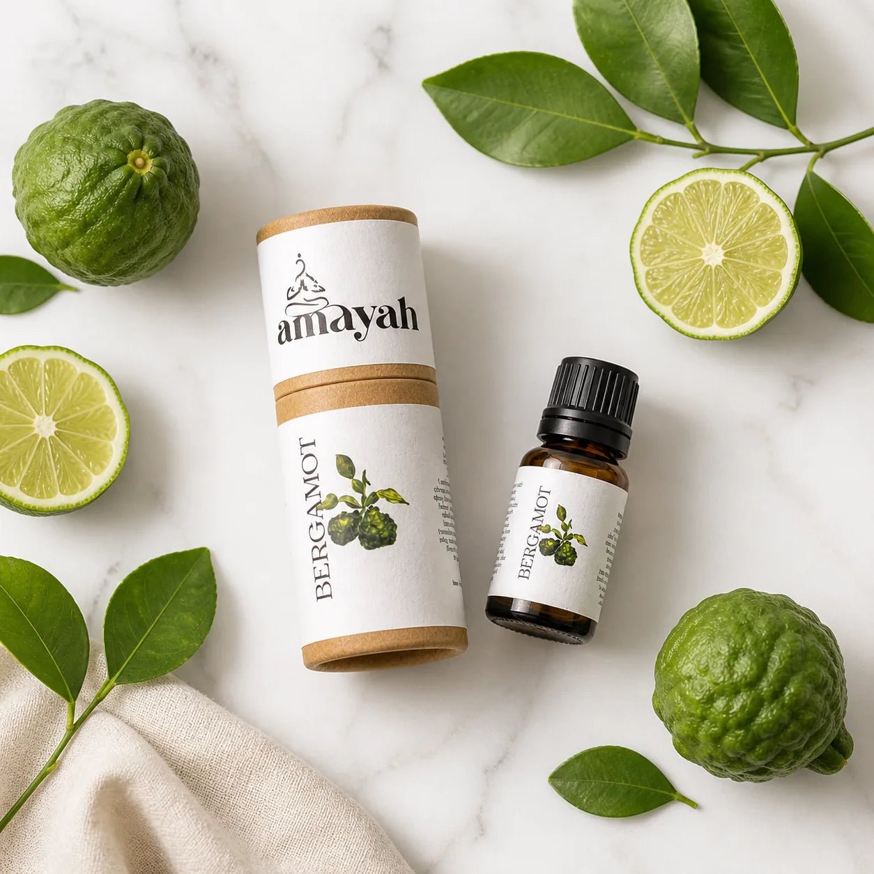 Amayah Bergamot Essential Oil | Uplifting & Stress Relieving - Amayah