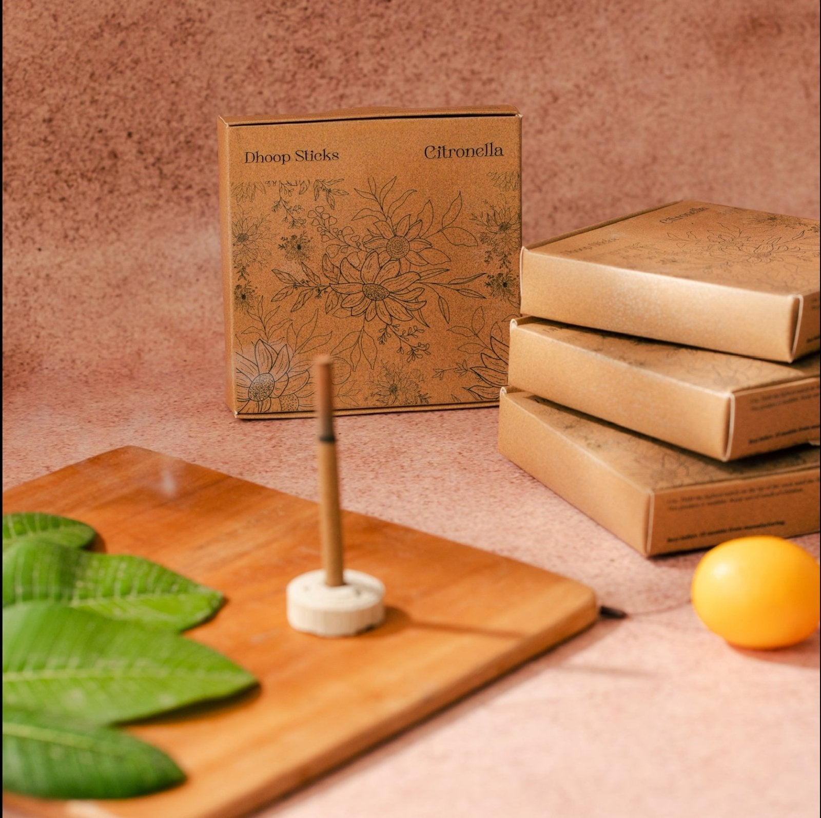 Amayah Citronella Dhoop Sticks - Natural Mosquito Repellent Aromatherapy - Amayah