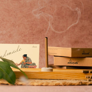 Amayah Kasturi Dhoop Sticks - Sacred Musk Incense for Devotion - Amayah