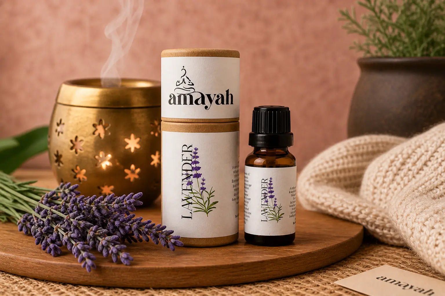 Amayah Lavender Essential Oil | Calming Aromatherapy & Skin Rejuventation - Amayah
