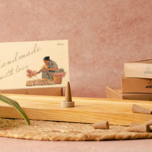 Amayah Nagchampa Incense Cones - Meditation, Yoga & Home Fragrance - Amayah