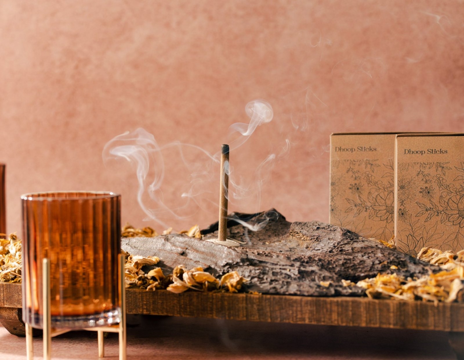 Amayah Oudh Dhoop Sticks - Luxury Spiritual Incense for Aromatherapy - Amayah