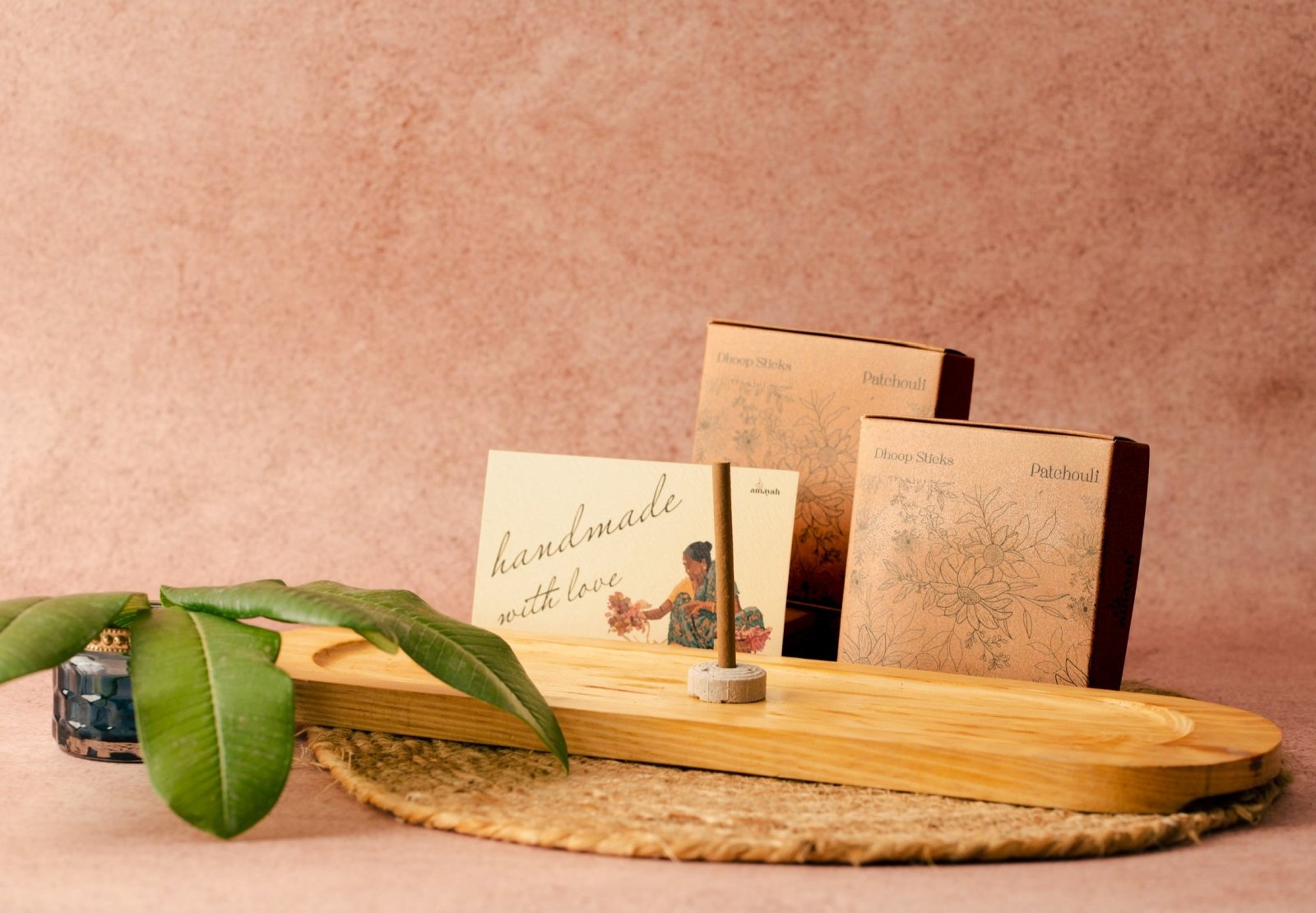 Amayah Patchouli Dhoop Sticks - Earthy Incense for Wellness - Amayah