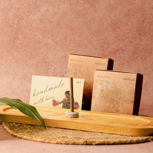 Amayah Patchouli Dhoop Sticks - Earthy Incense for Wellness - Amayah