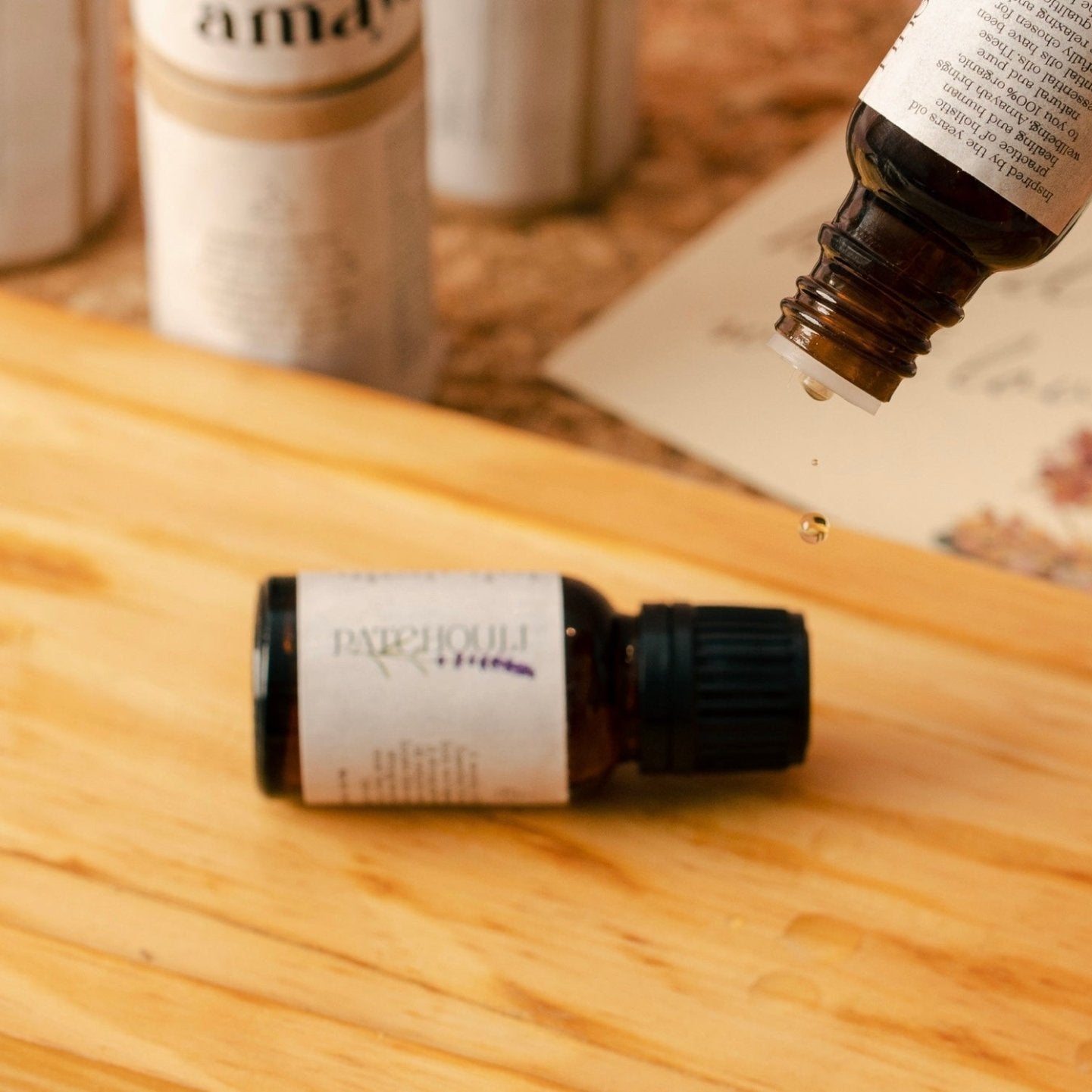 Amayah Patchouli Essential Oil | Glowing Skin & Calm Emotions - Amayah
