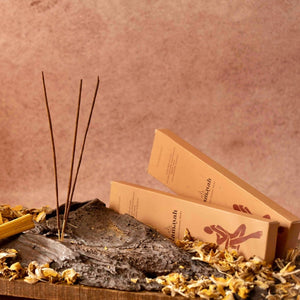 Amayah Sandalwood Incense Sticks - Natural Incense for Yoga, Meditation & Calm - Amayah