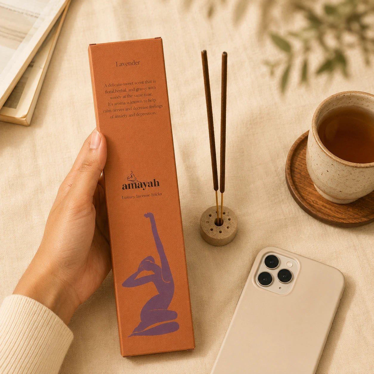 Mood Booster - Incense for Calm, Stress Relief & Boosting Mood - Amayah
