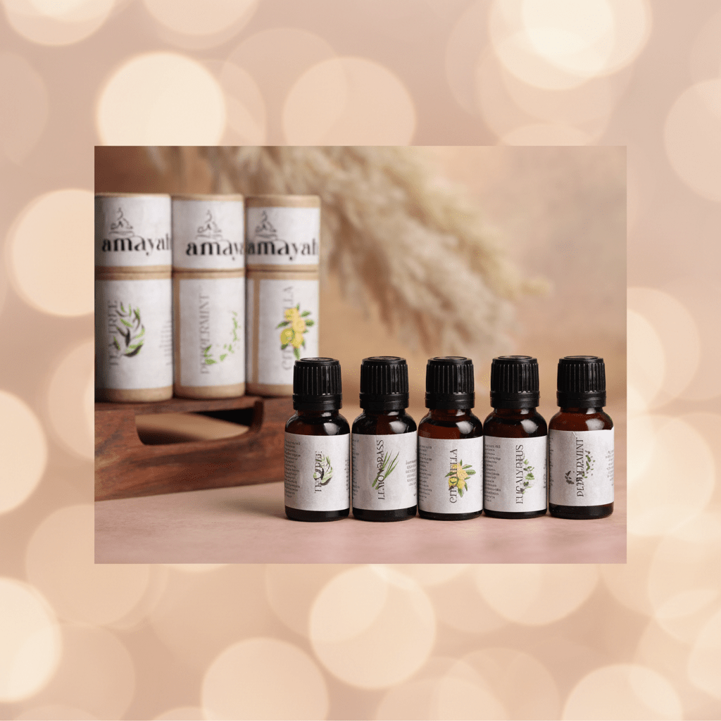 Pure & Protect Essential Oils Combo - Natural Mosquito Protection for You - Amayah