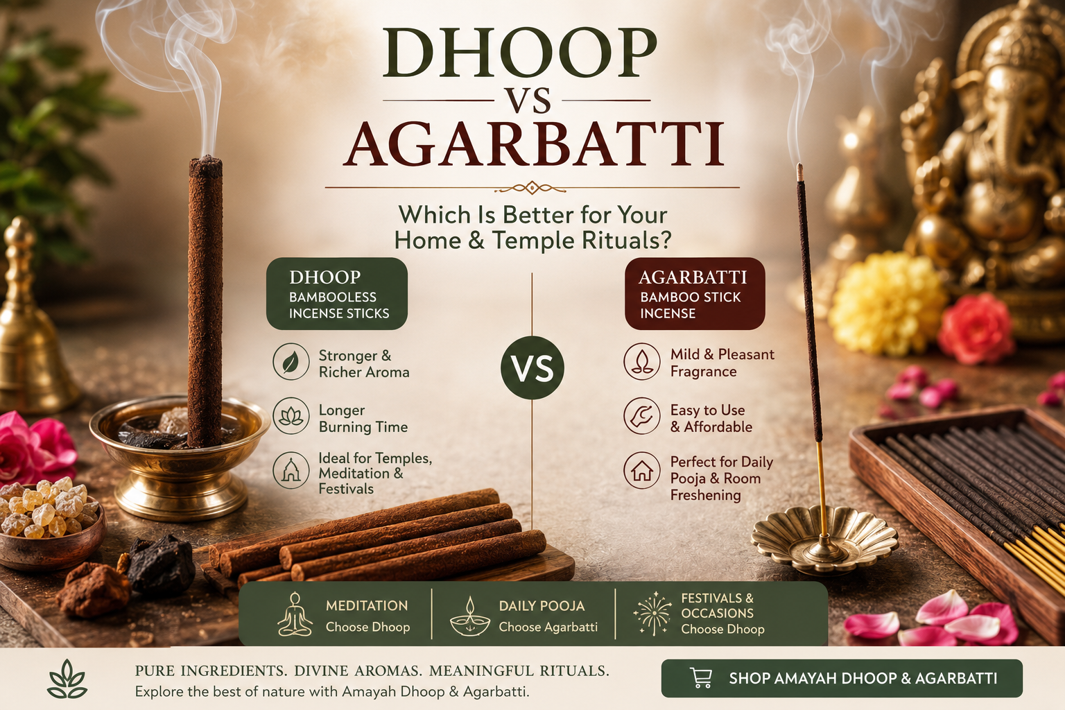 Dhoop/Agarbatti which is better?