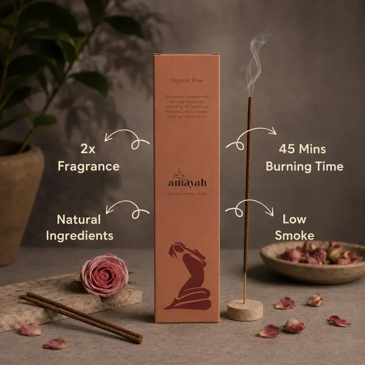 Rose Incense Sticks: Benefits, Best Uses, and How to Choose the Right One - Amayah