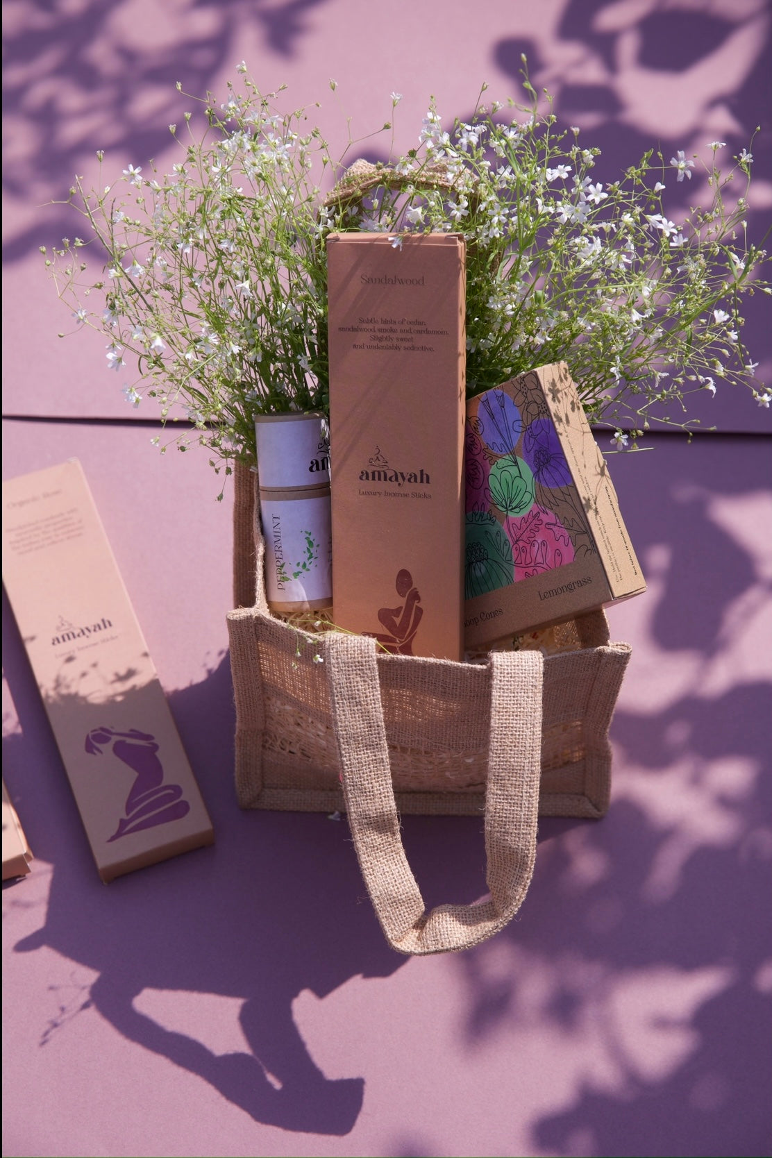Rose incense sticks, gift hamper, gift box
