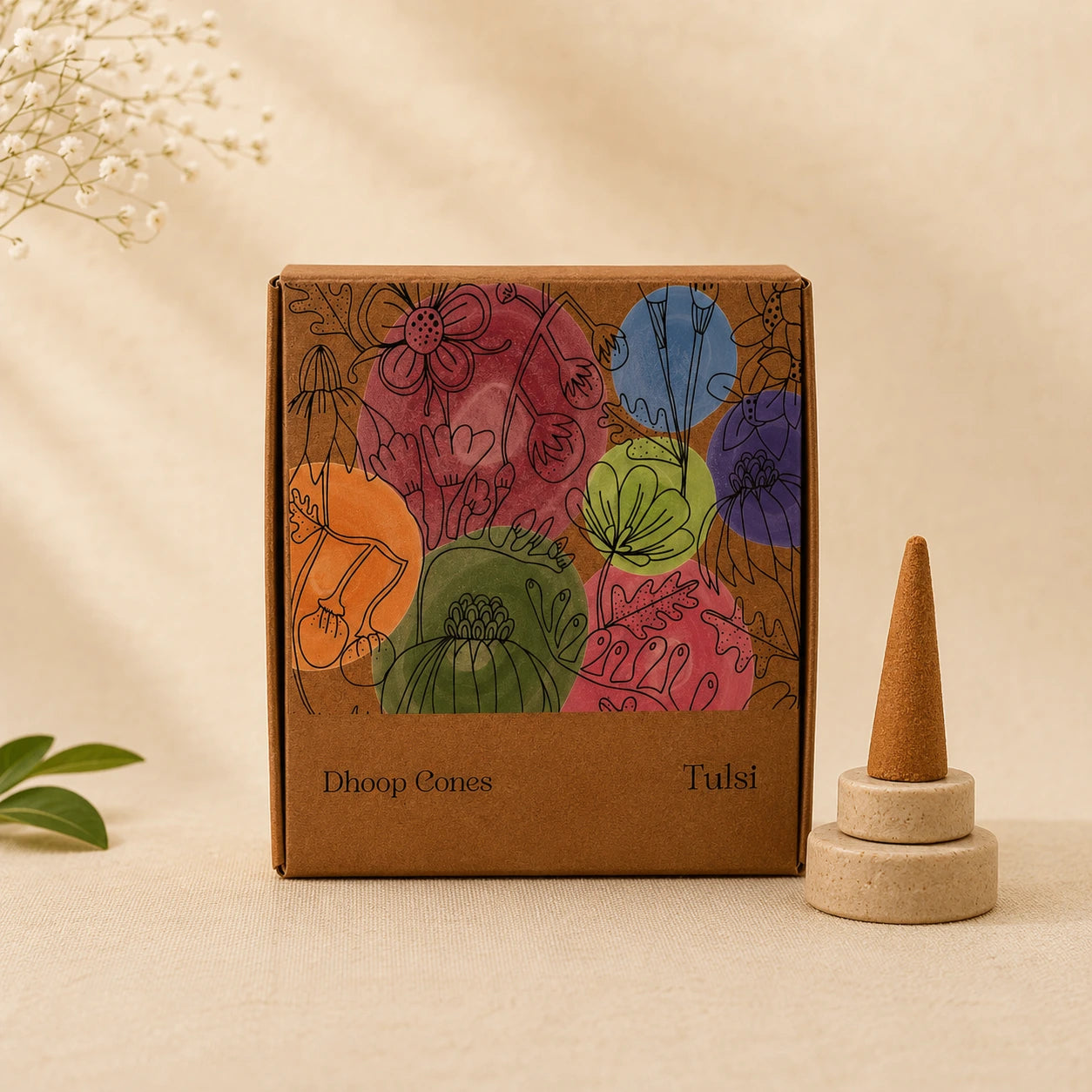 Tulsi Incense Cones - Natural & Spiritual
