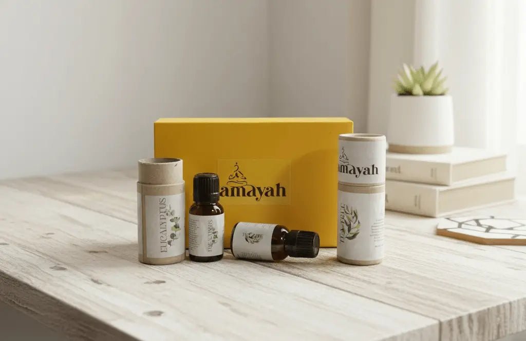 Amayah Discovery Kit for Beginners – 2 Pure Essential Oils for Stress, Sleep & Focus - Amayah
