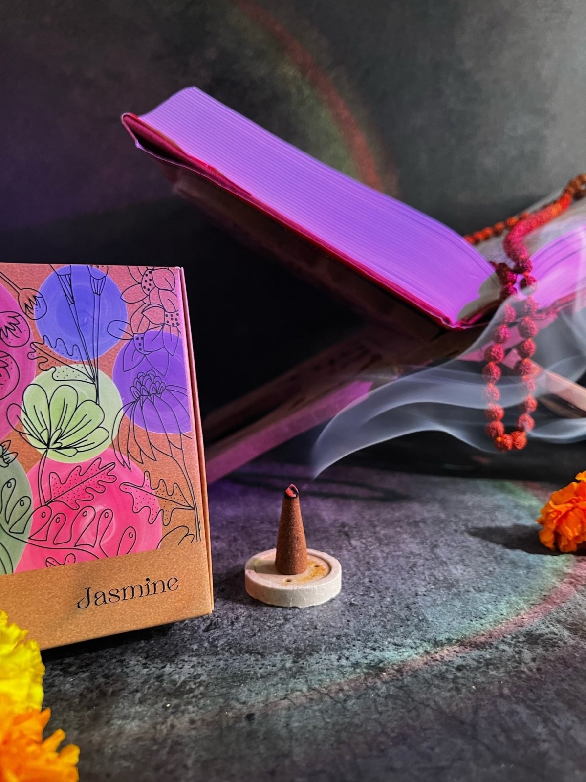 Amayah Jasmine Incense Cones - Relaxing and Calming - Amayah