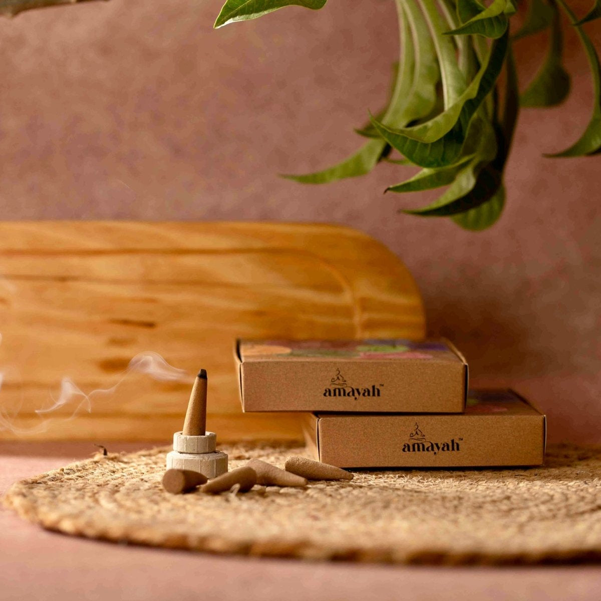 Amayah Jasmine Incense Cones - Relaxing and Calming - Amayah