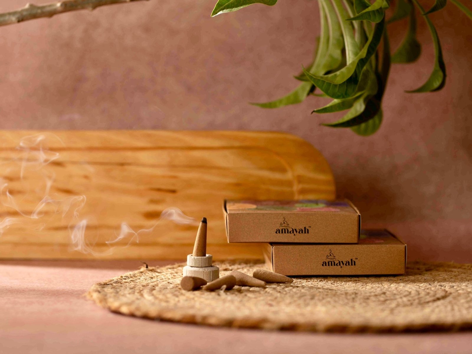 Amayah Jasmine Incense Cones - Relaxing and Calming - Amayah