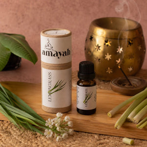 Amayah Lemongrass Essential Oil | Detoxifying & Energising - Amayah