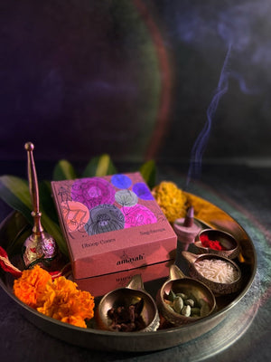 Amayah Nagchampa Incense Cones - Meditation, Yoga & Home Fragrance - Amayah