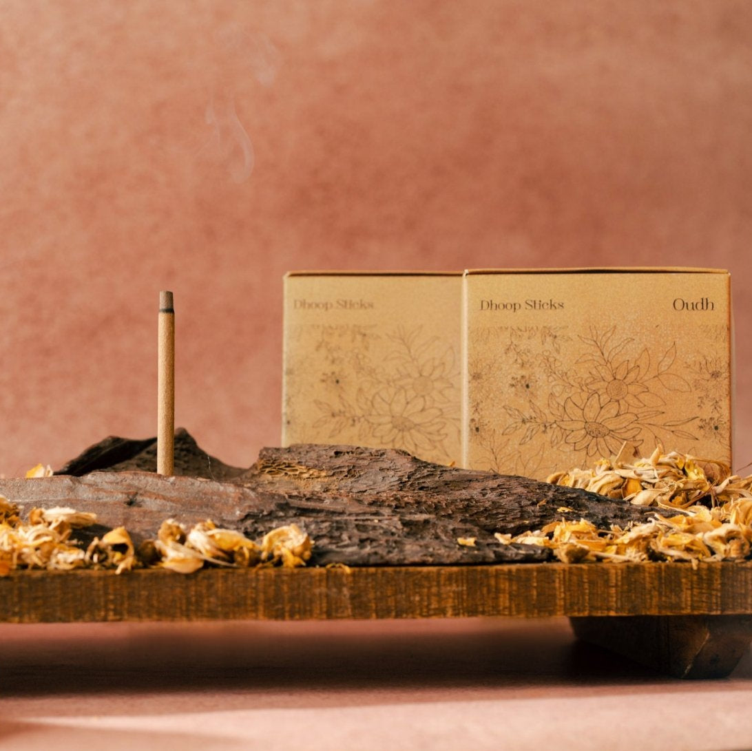 Amayah Oudh Dhoop Sticks - Luxury Spiritual Incense for Aromatherapy - Amayah