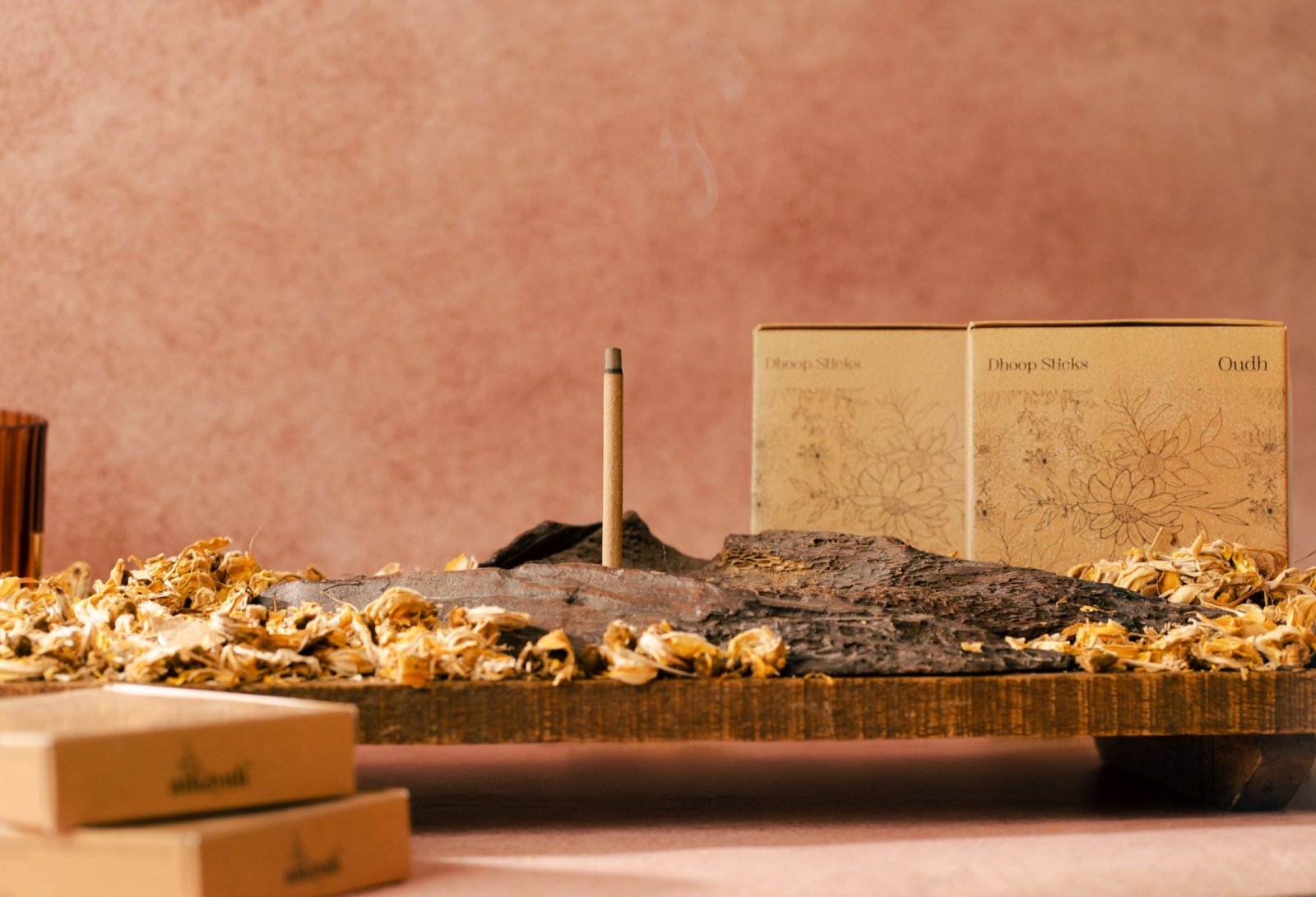 Amayah Oudh Dhoop Sticks - Luxury Spiritual Incense for Aromatherapy - Amayah