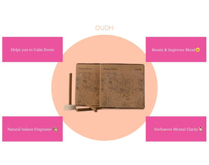 Amayah Oudh Dhoop Sticks - Luxury Spiritual Incense for Aromatherapy - Amayah