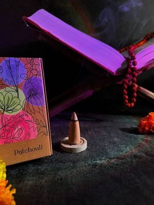 Amayah Patchouli Incense Cones - Yoga & Relaxation - Amayah