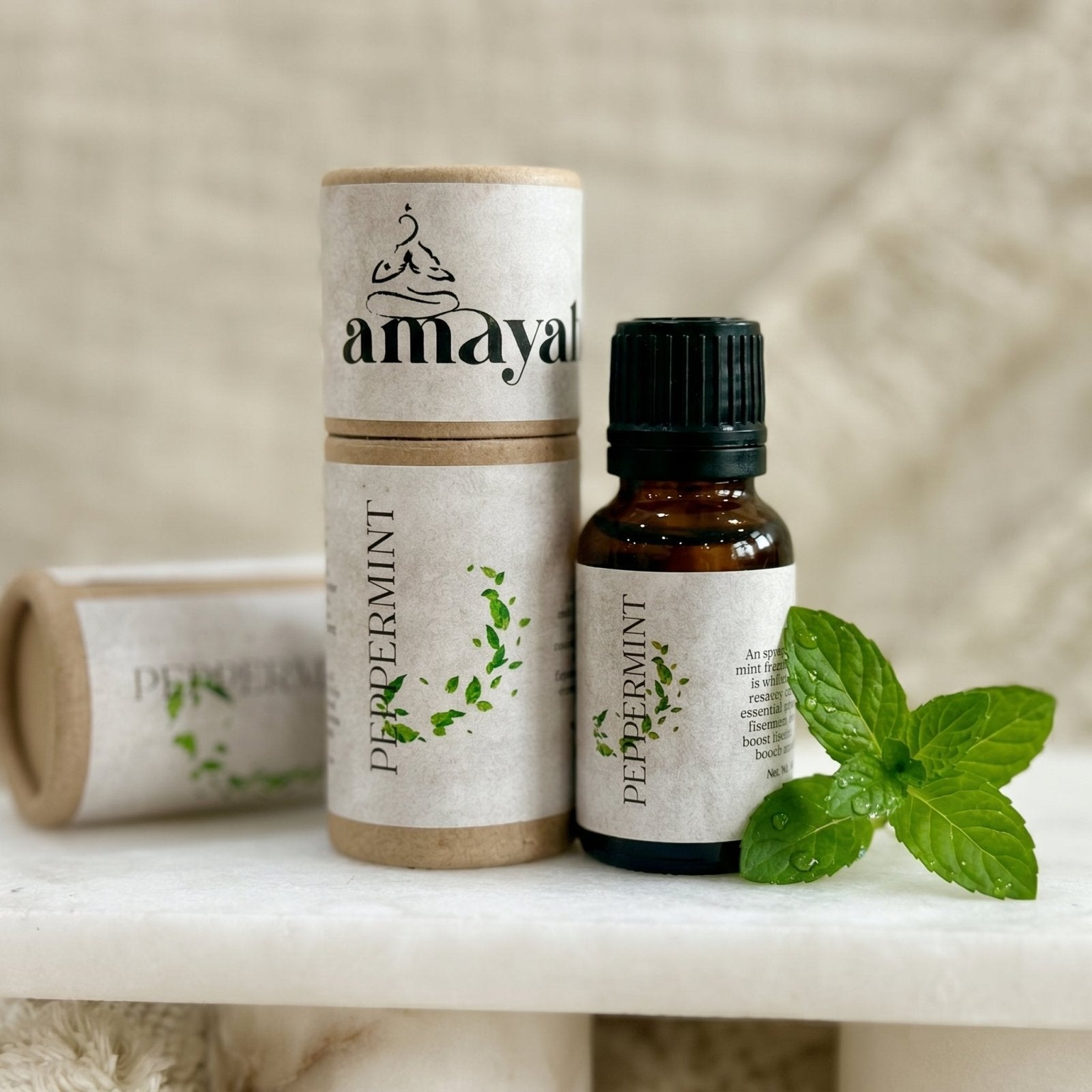 Amayah Peppermint Essential Oil | Headache Relief & Focus Boost - Amayah