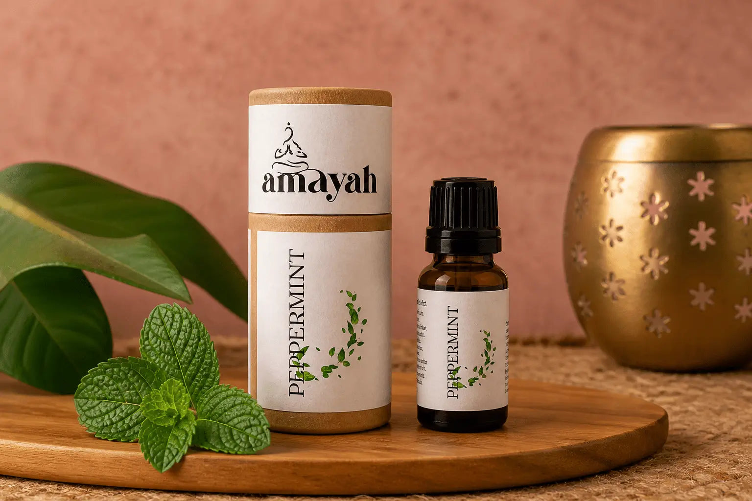 Amayah Peppermint Essential Oil | Headache Relief & Focus Boost
