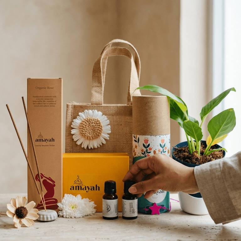 Amayah Rakhi Ritual Bag - Raksha Bandhan Gift Set - Amayah