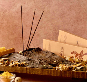 Amayah Sandalwood Incense Sticks - Natural Incense for Yoga, Meditation & Calm - Amayah