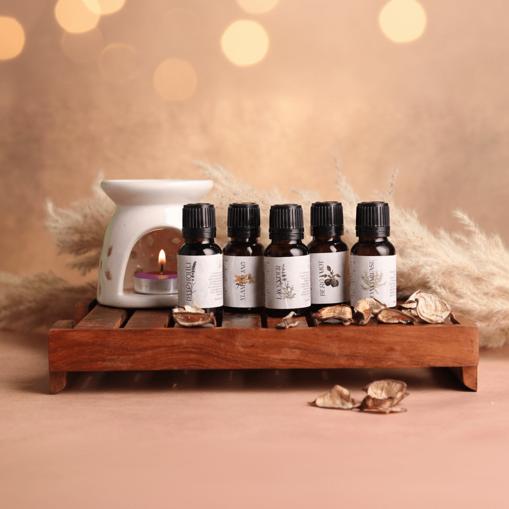 Calm & Collected Essential Oils Combo - Relief Stress Naturally - Amayah