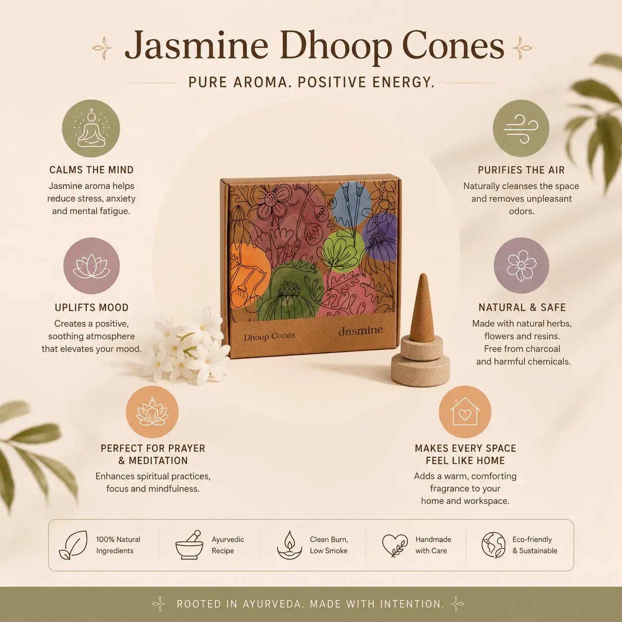 jasmine cones benefits
