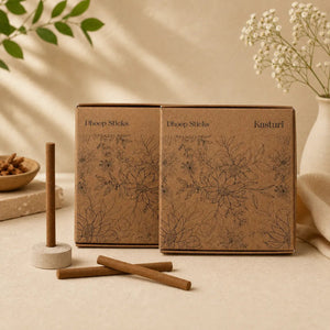 Kasturi Dhoop Sticks - Sacred Musk Incense for Devotion - Amayah
