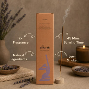 Lavender Incense Sticks - Soothing Aromatherapy for Calm & Sleep - Amayah