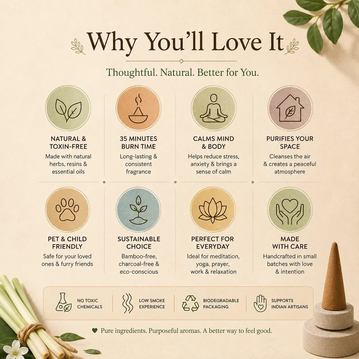 incense cones benefits