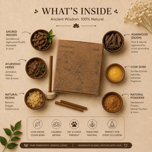 Oudh Dhoop Sticks - Luxury Spiritual Incense for Aromatherapy - Amayah