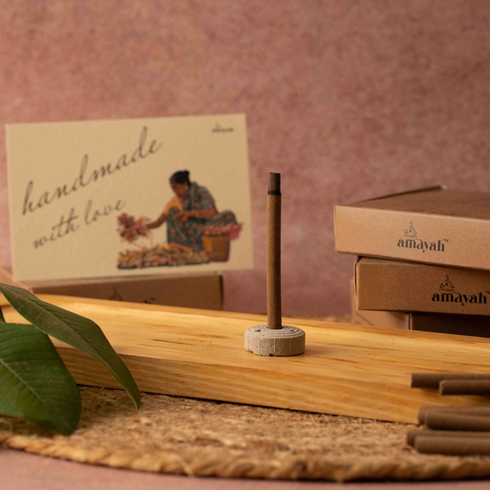 Patchouli Dhoop Sticks - Earthy Incense for Wellness - Amayah