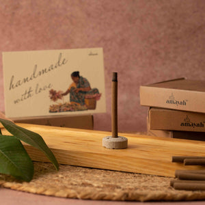 Patchouli Dhoop Sticks - Earthy Incense for Wellness - Amayah