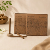Sandalwood Dhoop Sticks - Pure Bambooless Incense for Meditation & Pooja - Amayah