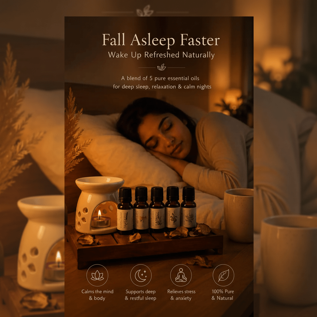 essential oil set for stress relief
